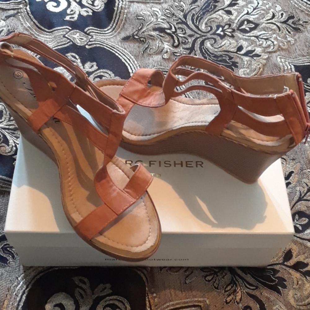 Rust color wedges